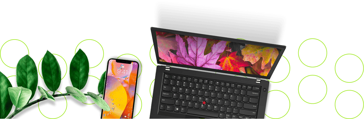 smartphoneand laptop